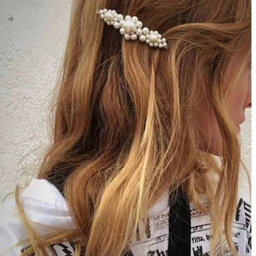 Pearls of wisdom hair clip barrette NWT